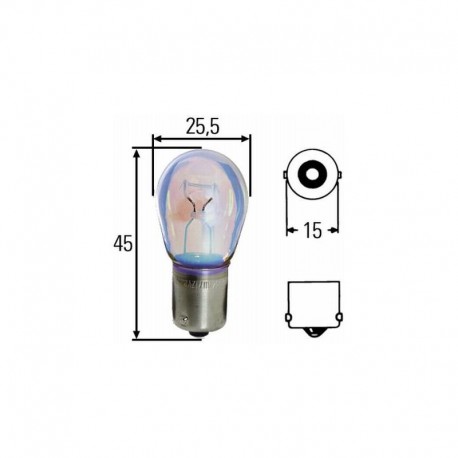 Žiarovka 24V/21W P21 BA15s HELLA - 10ks