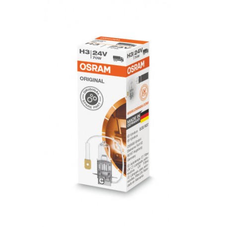 Žiarovka H3 24V/70W PK22s ORIGINAL OSRAM 64156